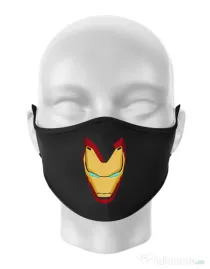 Masca personalizata reutilizabila Iron man mask Negru
