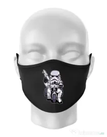 Masca personalizata reutilizabila Little tooper Negru