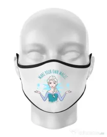 Masca personalizata reutilizabila Make your own magic Alb
