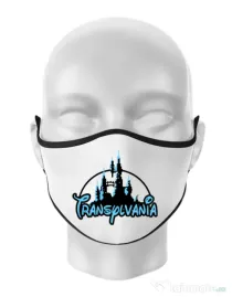 Masca personalizata reutilizabila Transylvania Alb