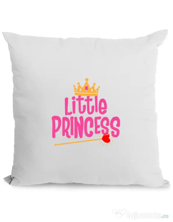 Perna personalizata Little Princess Alb