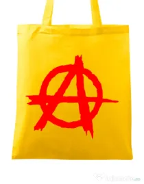 Sacosa din panza Anarchy Galben