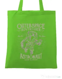 Sacosa din panza Astronaut Verde mar