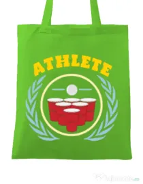 Sacosa din panza Athlete Verde mar
