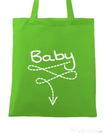 Sacosa din panza Baby Verde mar
