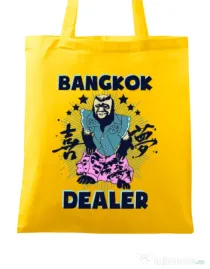 Sacosa din panza Bangkok dealer Galben