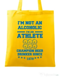 Sacosa din panza Beer champion Galben