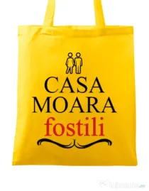 Sacosa din panza Casa moara fostili Galben