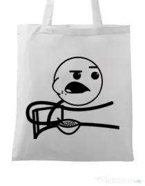 Sacosa din panza Cereal Guy Alb