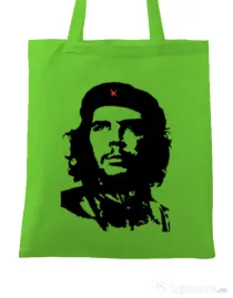 Sacosa din panza Che Guevara Verde mar