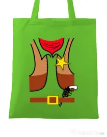 Sacosa din panza Cowboy Suit 1 Verde mar