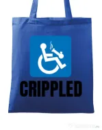 Sacosa din panza Crippled Albastru regal