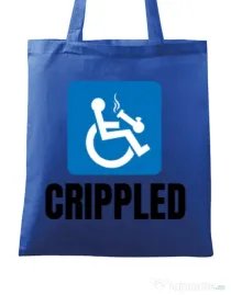 Sacosa din panza Crippled Albastru regal