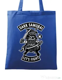 Sacosa din panza Dark samurai Albastru regal