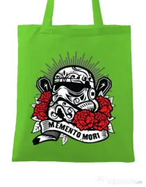 Sacosa din panza Dead Trooper Verde mar
