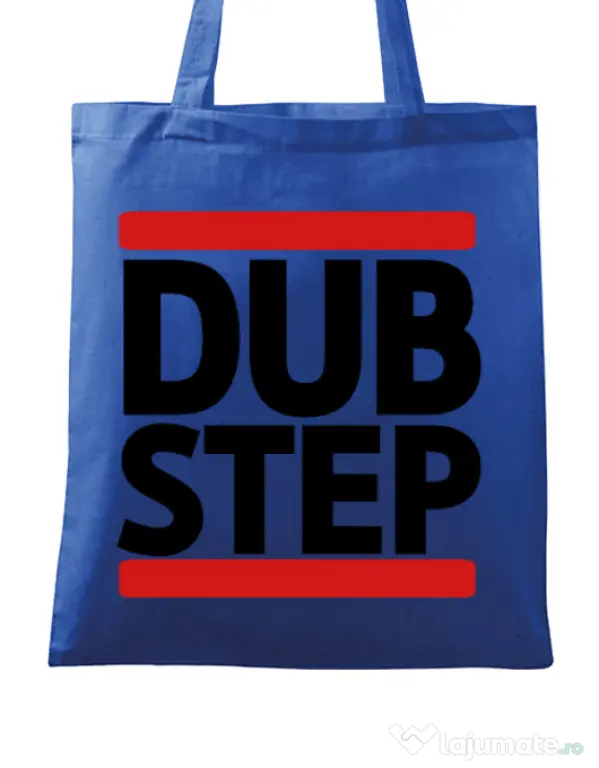 Sacosa din panza Dubstep Albastru regal