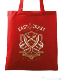 Sacosa din panza East Coast Rosu