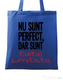 Sacosa din panza Editie limitata Albastru regal