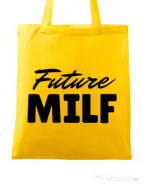 Sacosa din panza Future Milf Galben