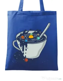 Sacosa din panza Galaxy mug Albastru regal