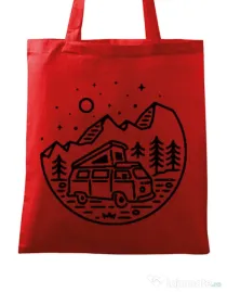 Sacosa din panza Go Outdoor Rosu