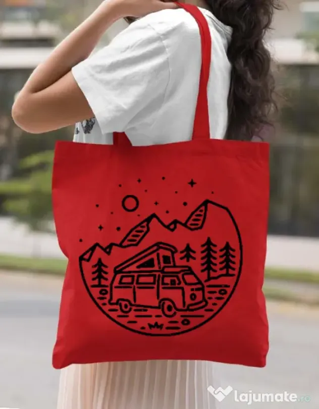 Sacosa din panza Go Outdoor Rosu