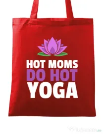 Sacosa din panza Hot yoga Rosu