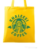 Sacosa din panza Khaleesi coffee Galben