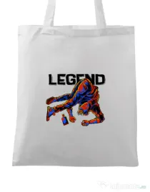 Sacosa din panza LEGEND Alb