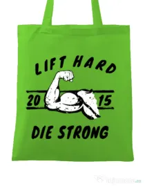 Sacosa din panza Lift hard Verde mar