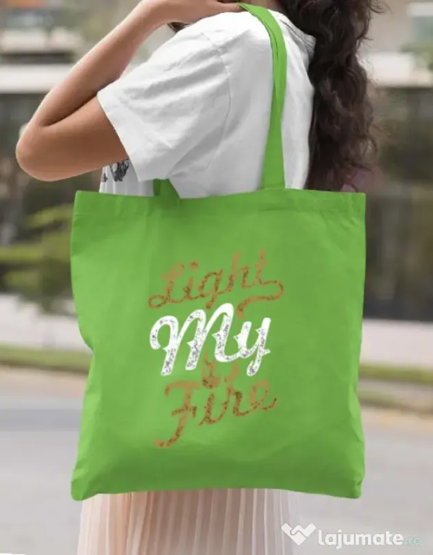 Sacosa din panza Light My Fire Verde mar