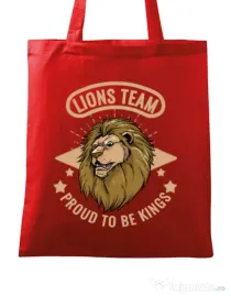Sacosa din panza Lions team Rosu