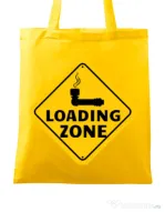 Sacosa din panza Loading zone Galben