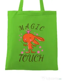 Sacosa din panza Magic touch Verde mar