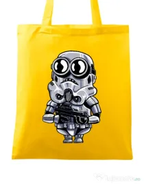 Sacosa din panza Minion trooper Galben