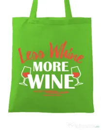 Sacosa din panza More wine Verde mar