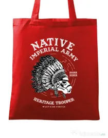 Sacosa din panza Native Trooper Rosu