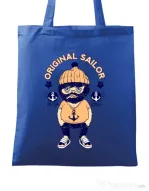 Sacosa din panza Original sailor Albastru regal