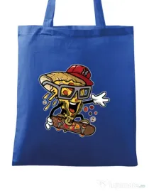 Sacosa din panza Pizza Skater Albastru regal