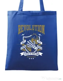Sacosa din panza Revolution Albastru regal