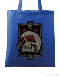 Sacosa din panza Skullcross Albastru regal