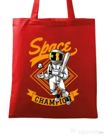 Sacosa din panza Space champion Rosu