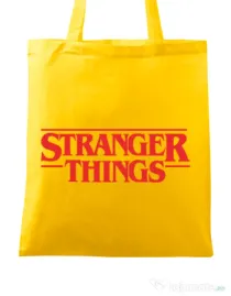 Sacosa din panza Stranger things Galben