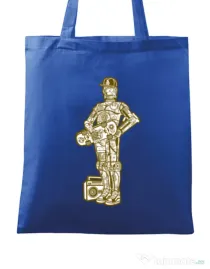 Sacosa din panza Street C3PO Albastru regal