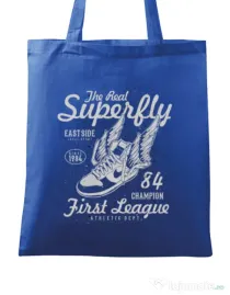 Sacosa din panza Superfly Albastru regal