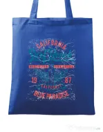 Sacosa din panza Surf Beach Albastru regal