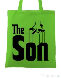 Sacosa din panza The Son Verde mar