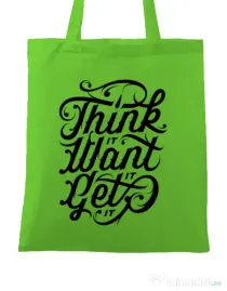 Sacosa din panza Think it Verde mar
