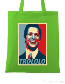 Sacosa din panza Trololo Verde mar