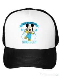 Sapca personalizata Absolvire Mickey Mouse Alb